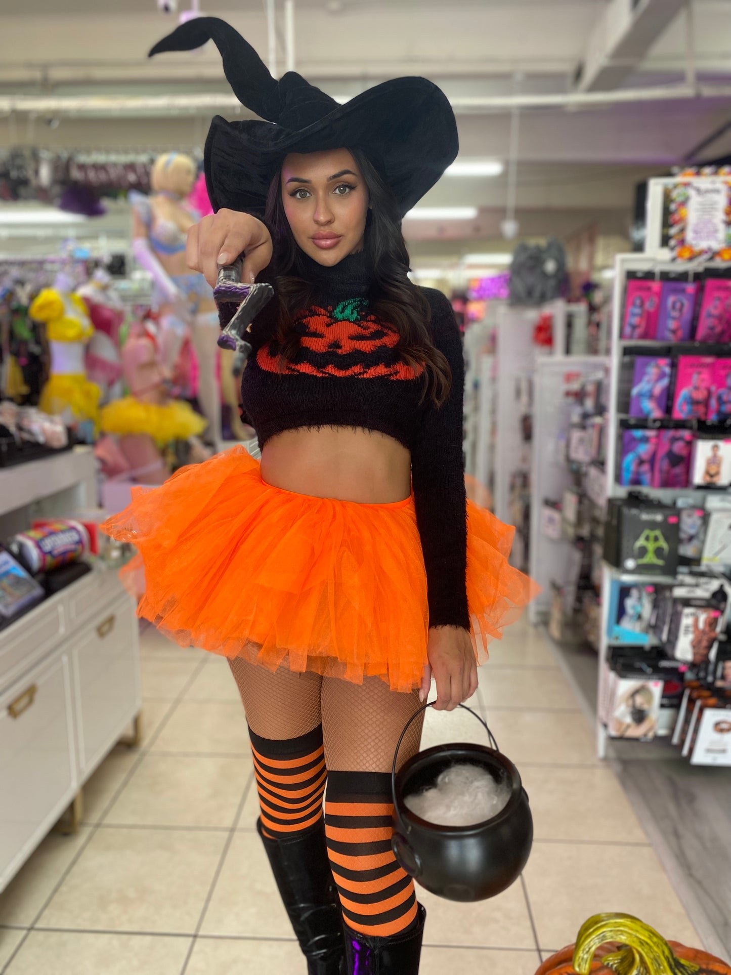 Styled Cute Pumpkin Ballerina