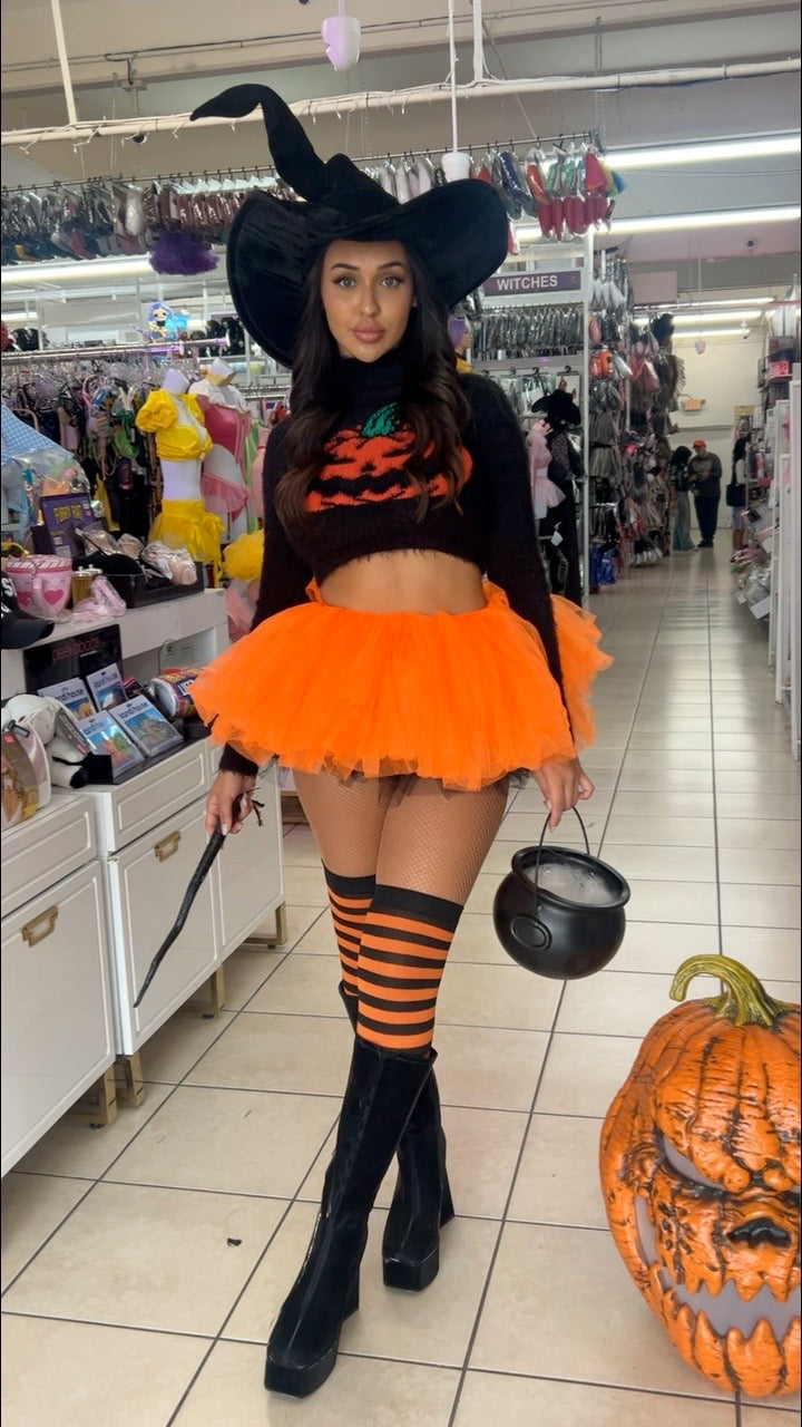 Styled Cute Pumpkin Ballerina