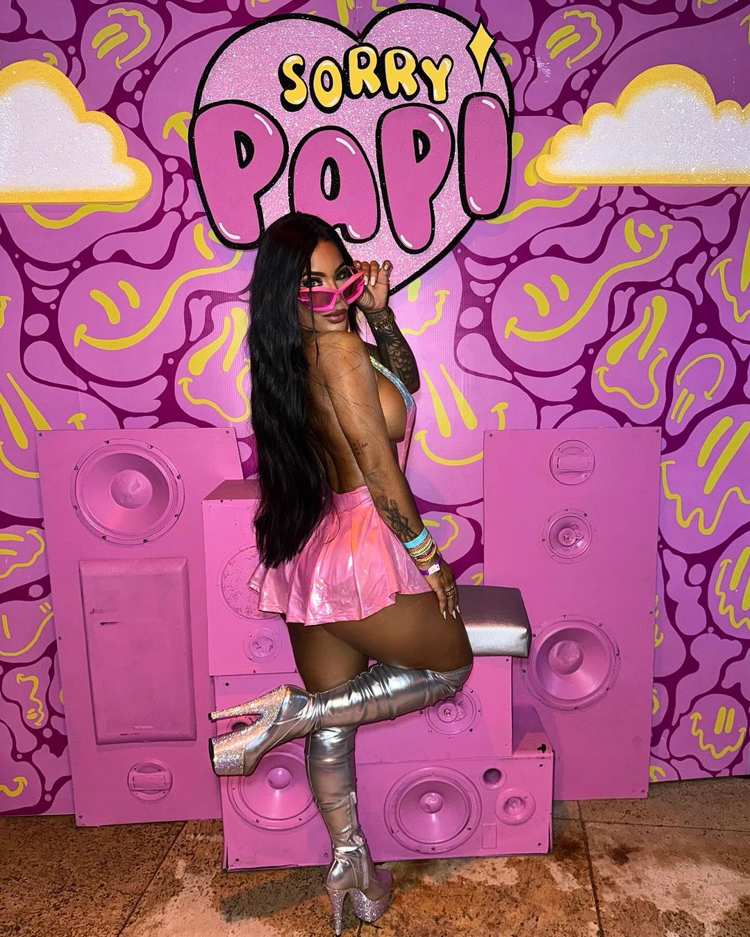 Pink Kaleidoscope Outfit by Playthings Miami