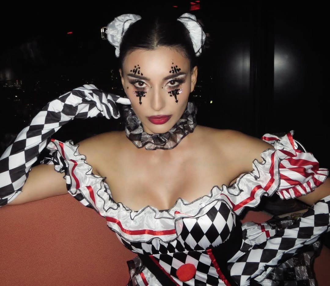 Cute Harlequin Clown