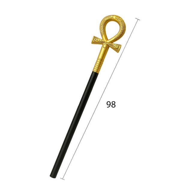 Egyptian Ankh Cross Staff