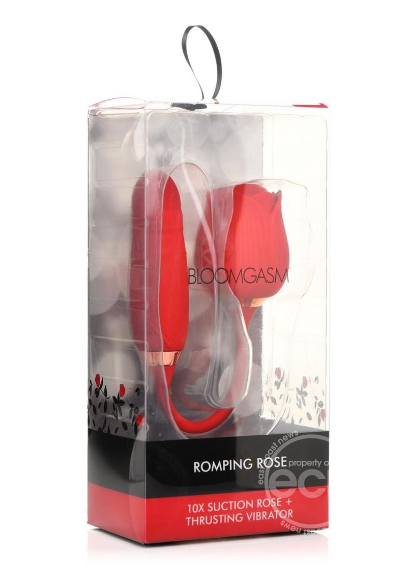 Rose Clit Stimulator & Vibrating Egg - Red