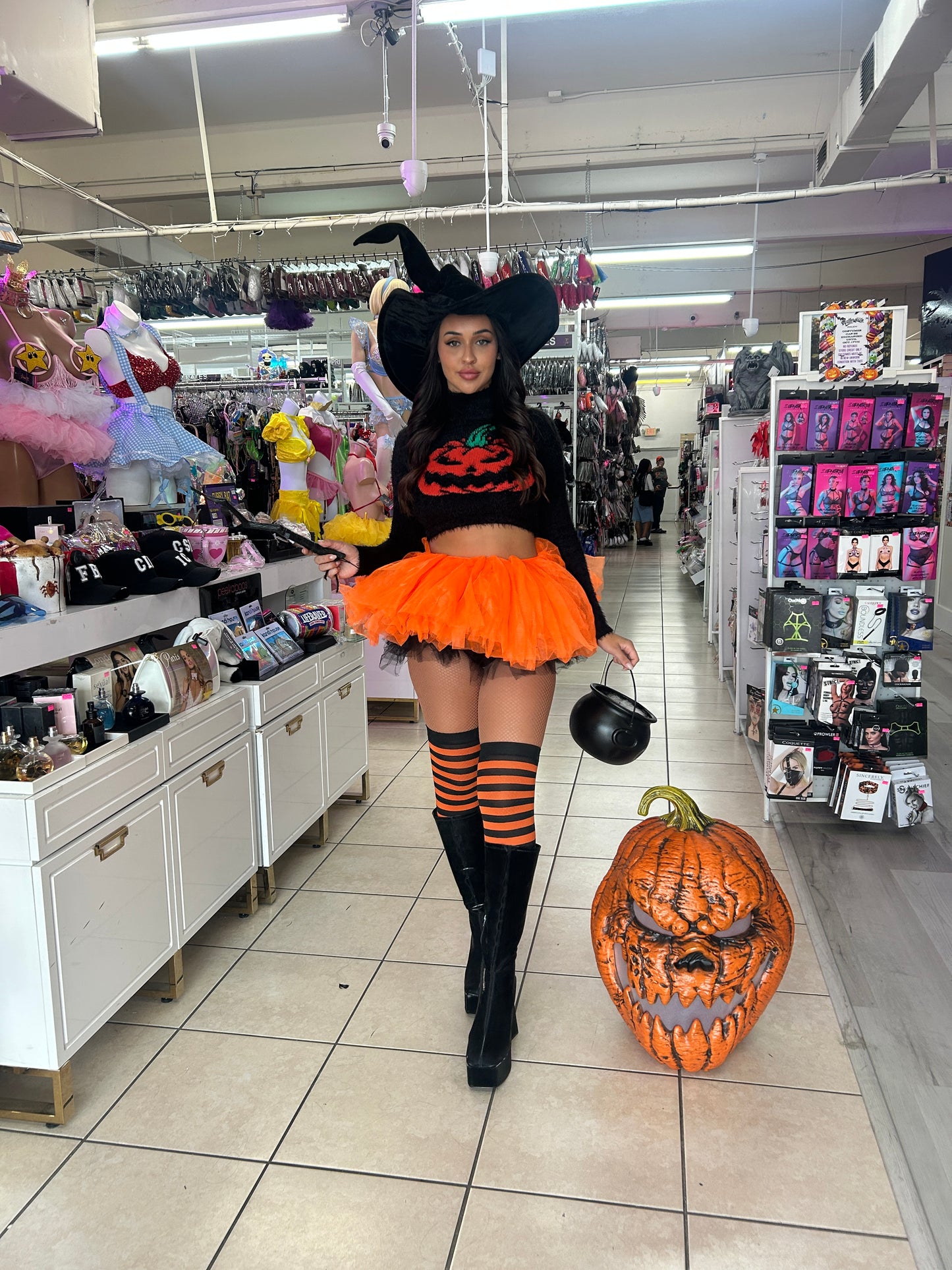 Styled Cute Pumpkin Ballerina