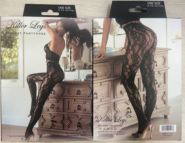 Yelete - Patterned Fishnet Tights