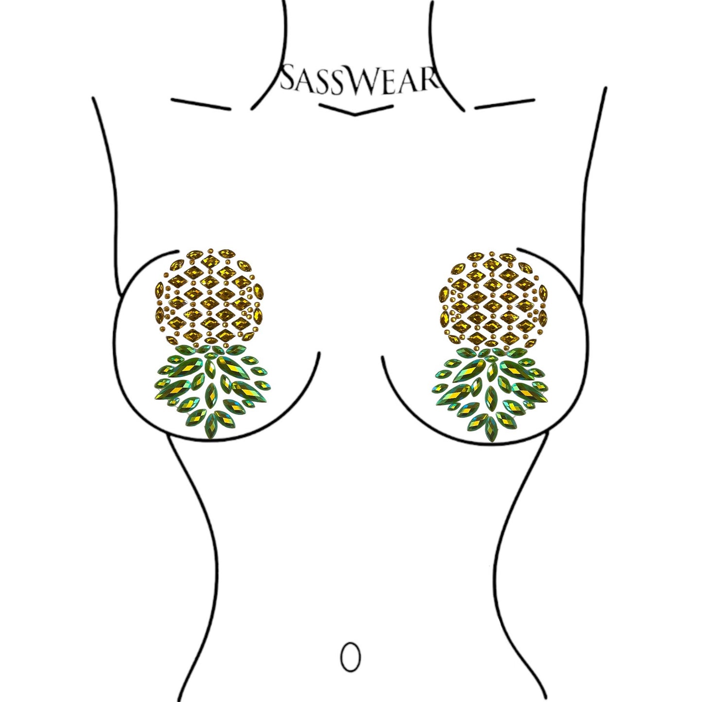 Pineapple Jeweled Pasties