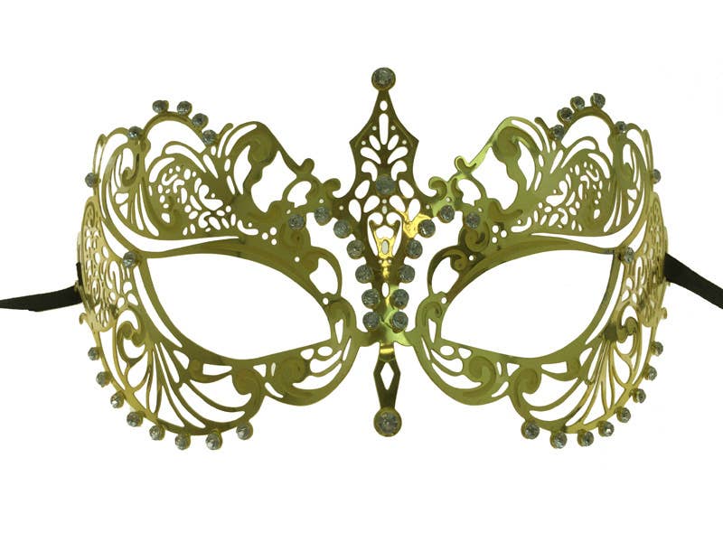 KBW Global Corp. - Gold Filigree Metal Mask