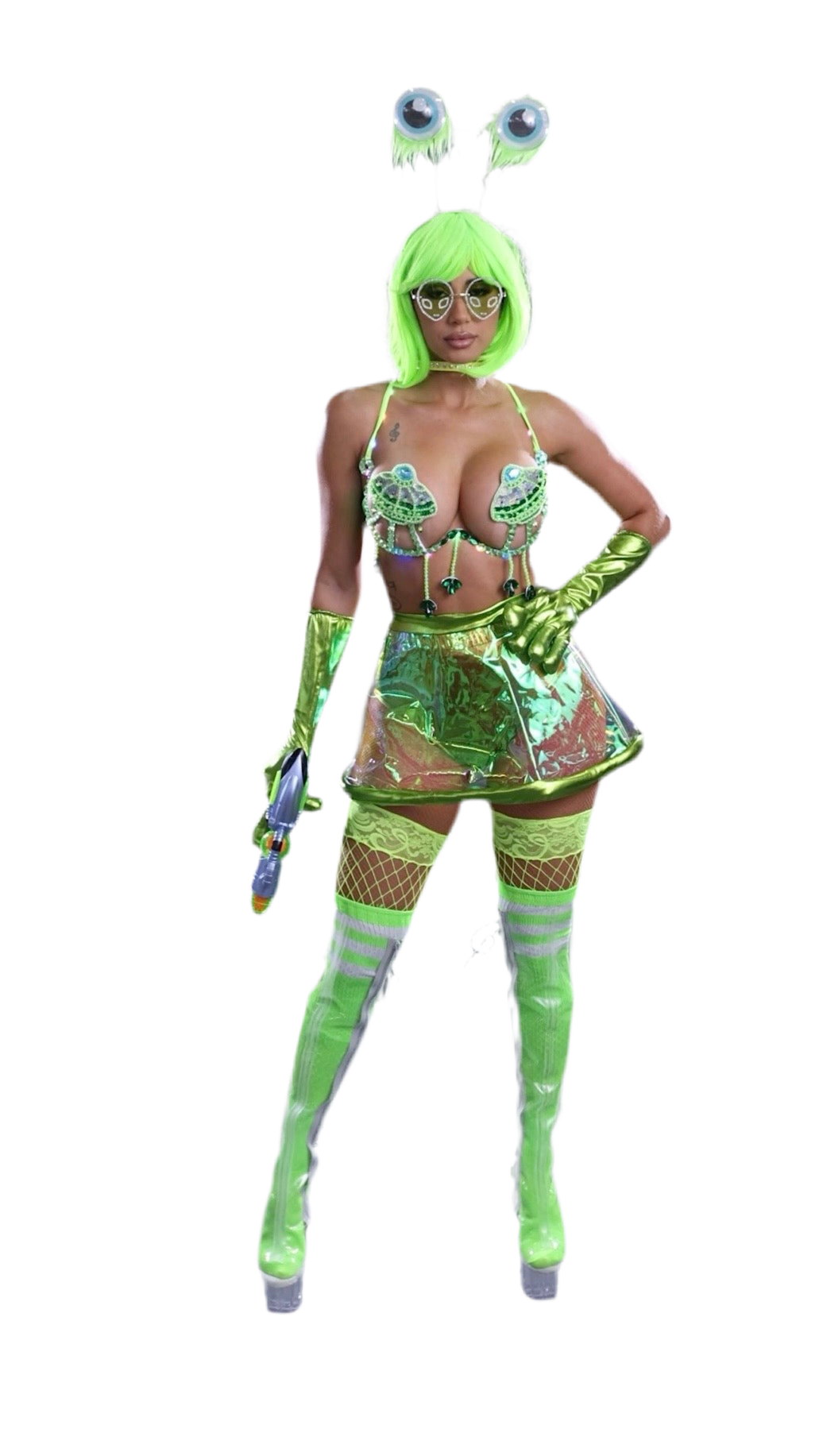 Cosmic Alien Girl Styled For you
