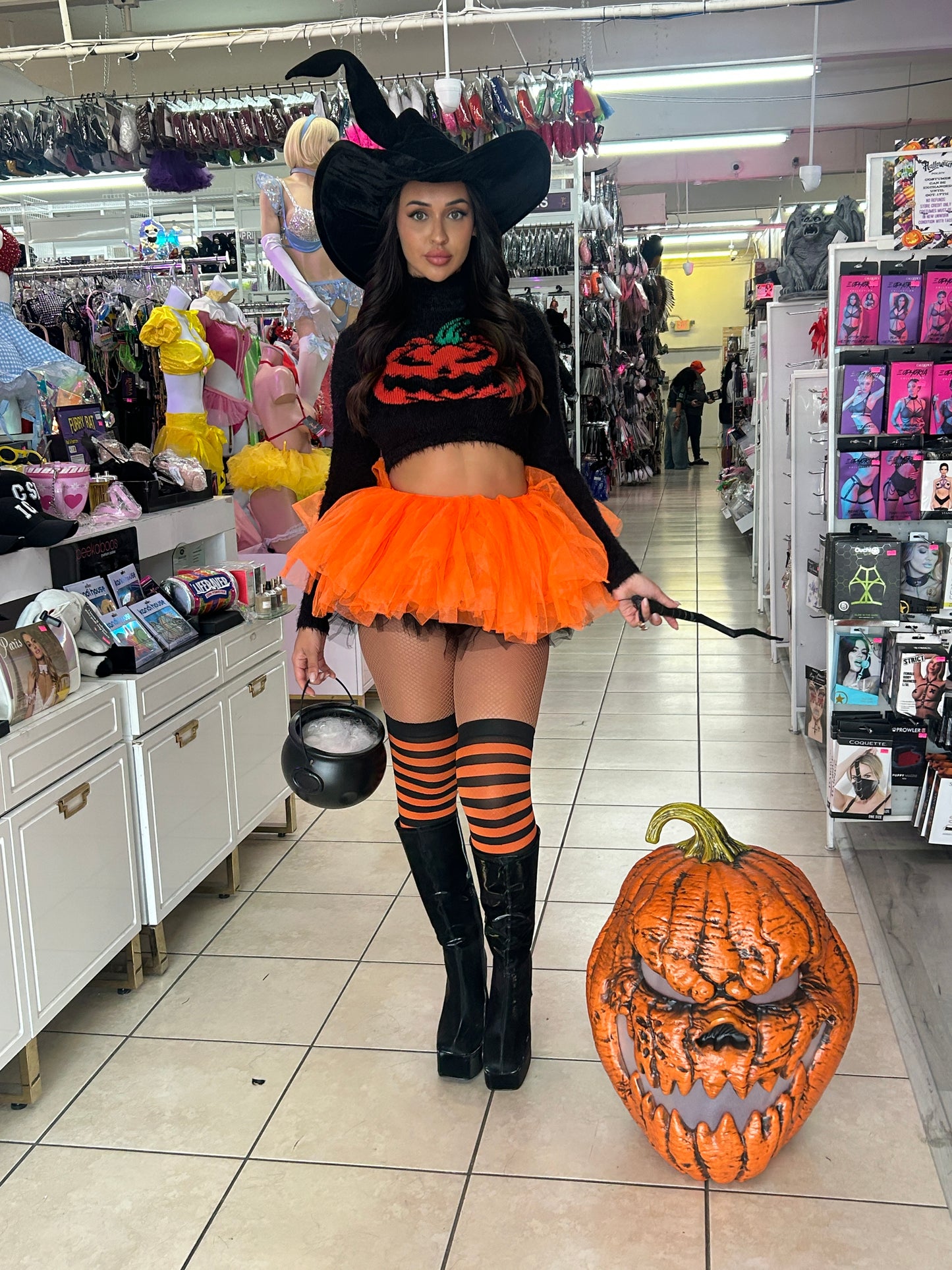 Styled Cute Pumpkin Ballerina