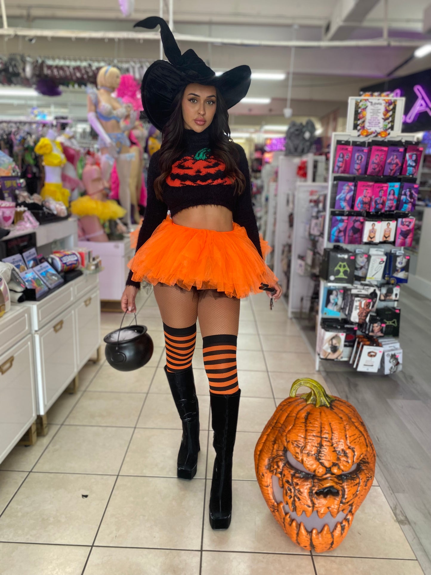 Styled Cute Pumpkin Ballerina