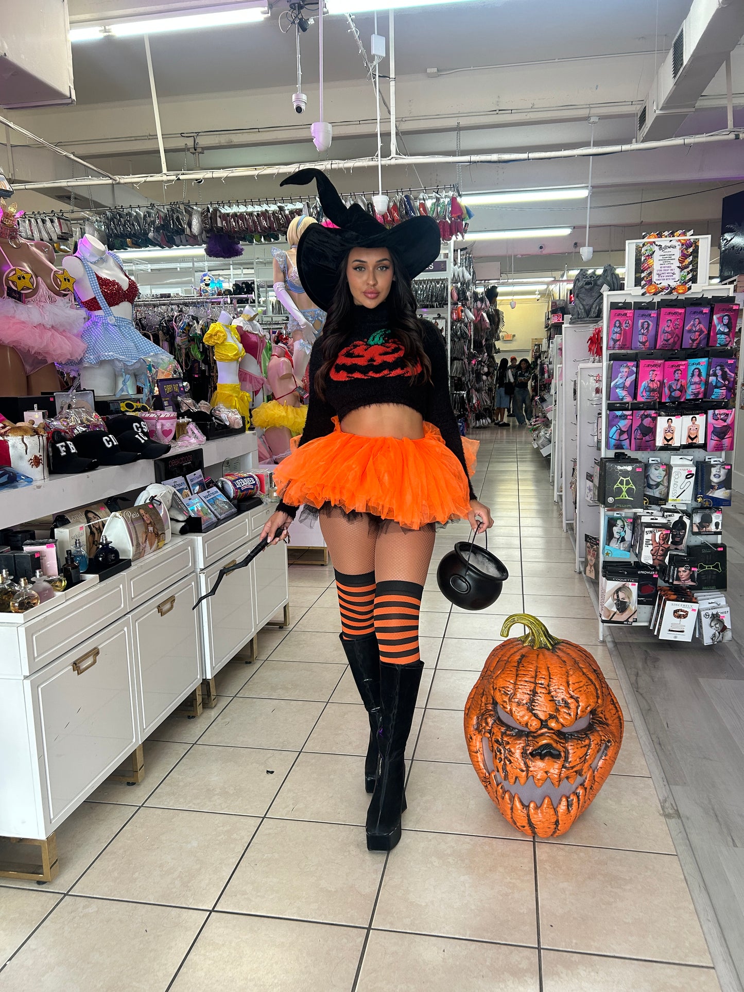 Styled Cute Pumpkin Ballerina
