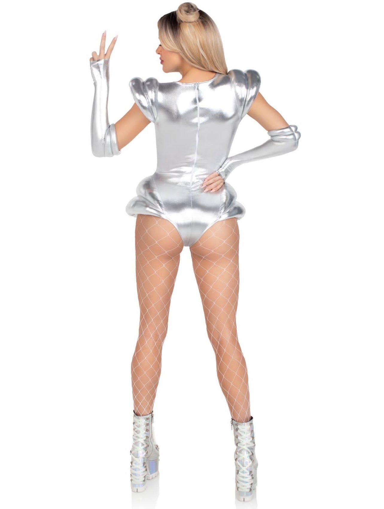 silver Alien Girl Costume
