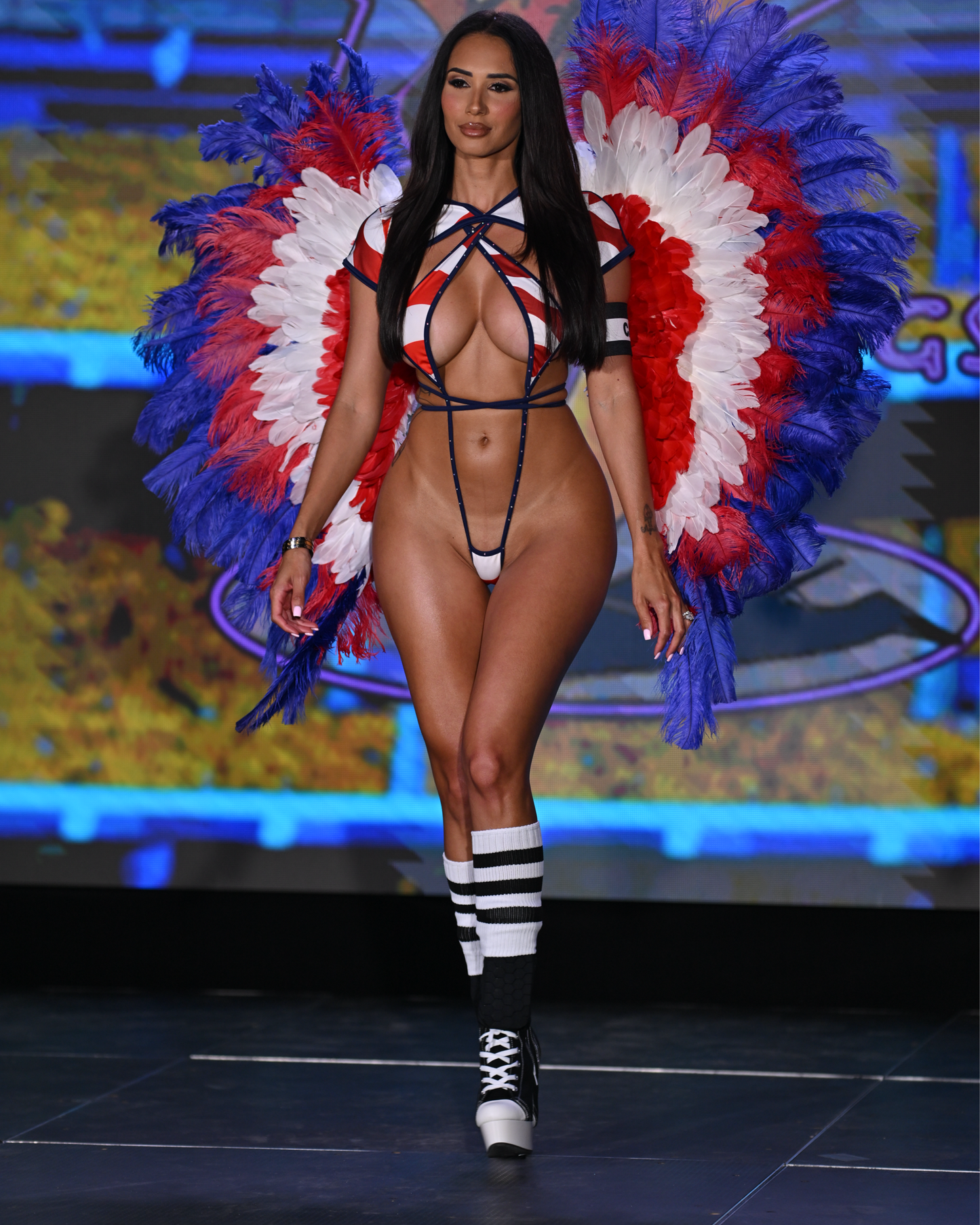 USA Team Sling Teeny Bikini outfit