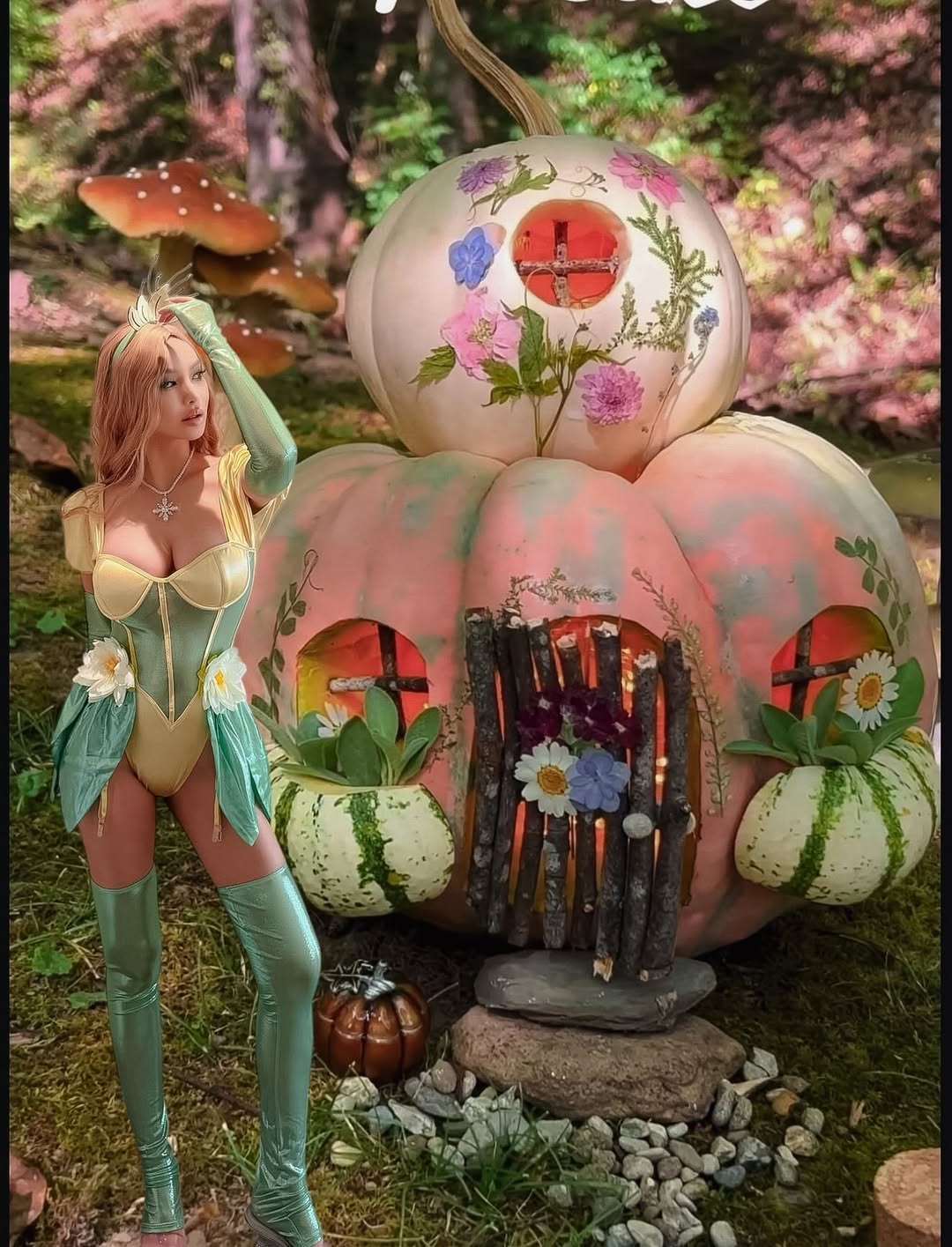 Kissing Frogs Princess Costume