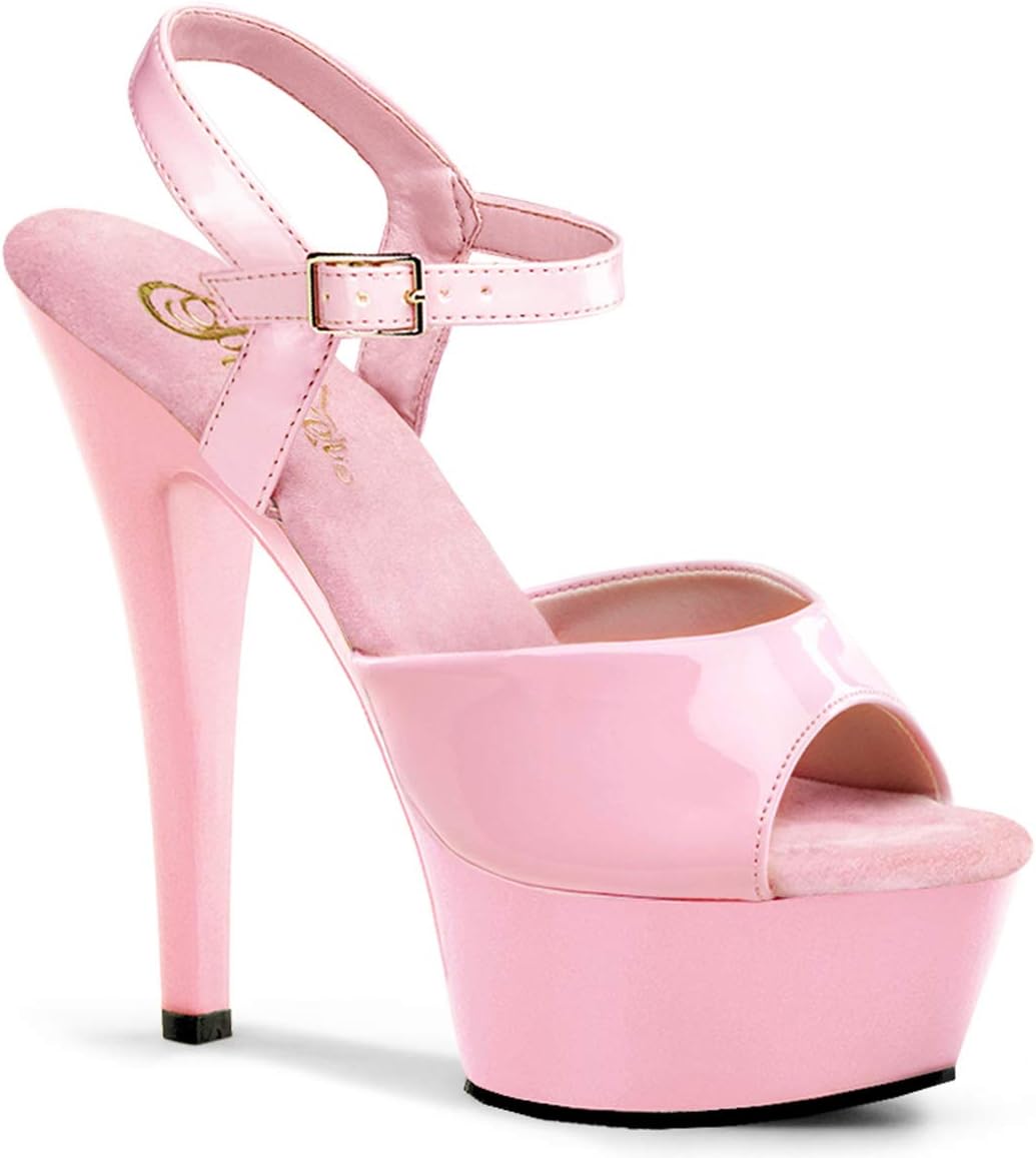 6 inch Stiletto Heel Ankle Strap Platform Sandal