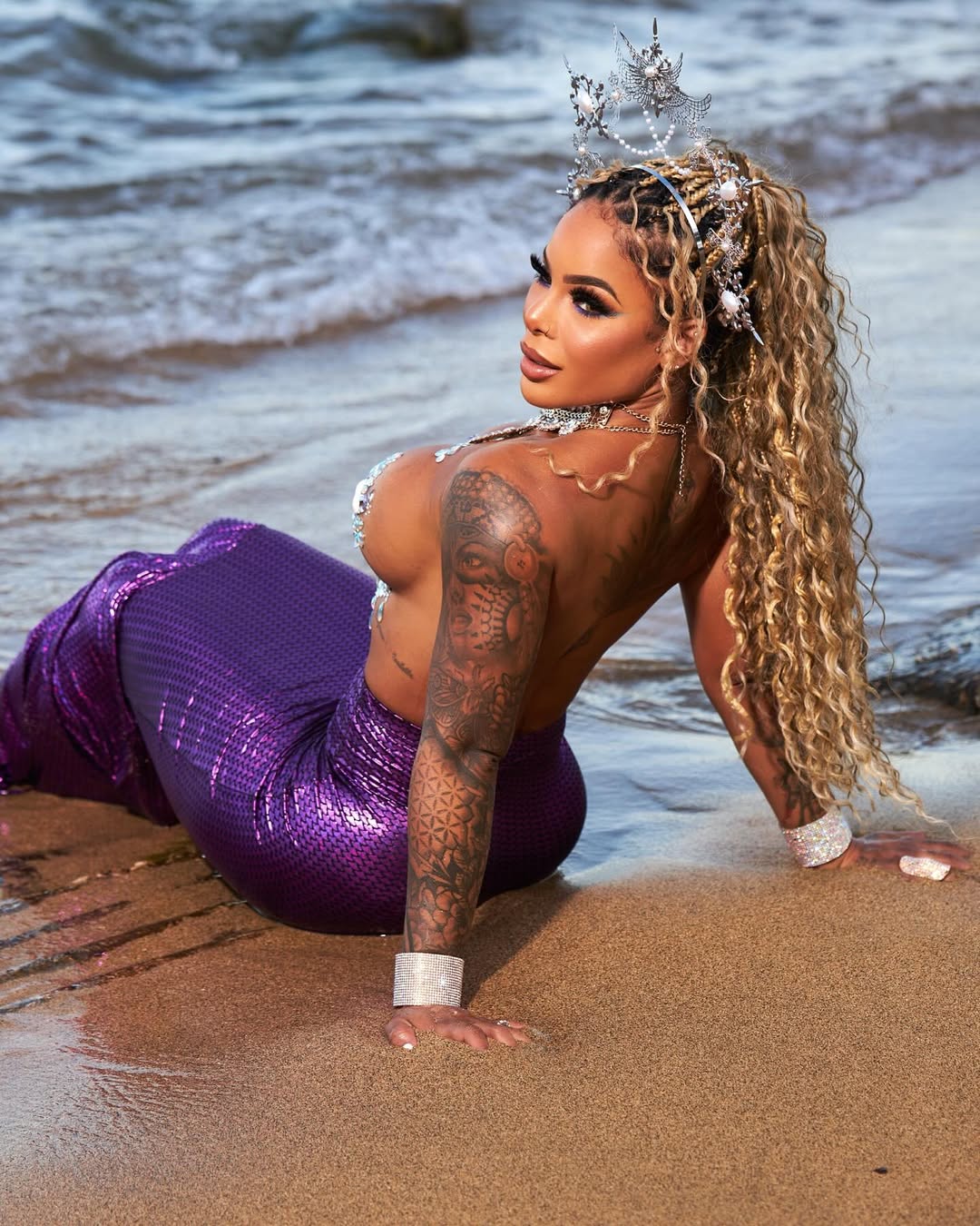 Amethyst Mermaid styled by Playthings