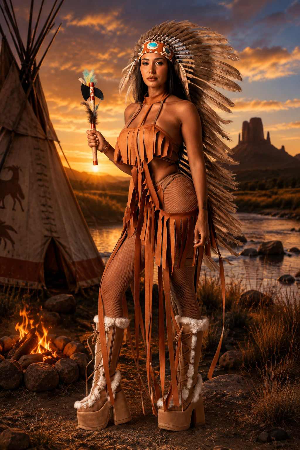 Moon Dancer Native Costume