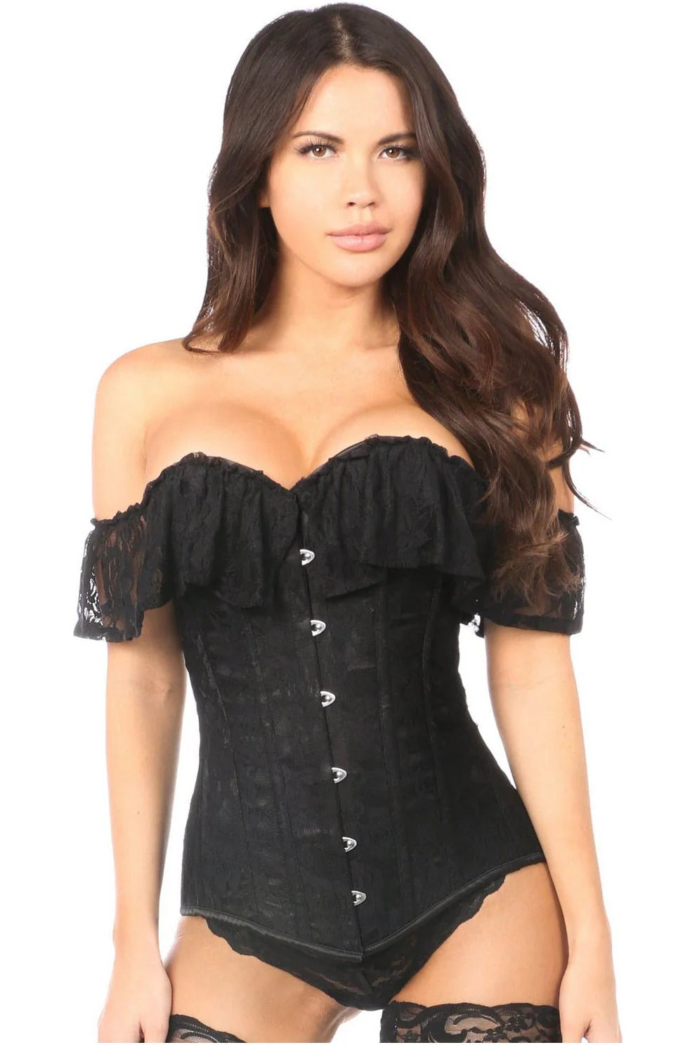 Lace Off The Shoulder Corset