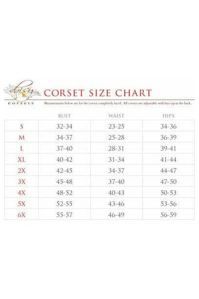 Lavish Purple Clear Curvy Underbust Waist Cincher Corset