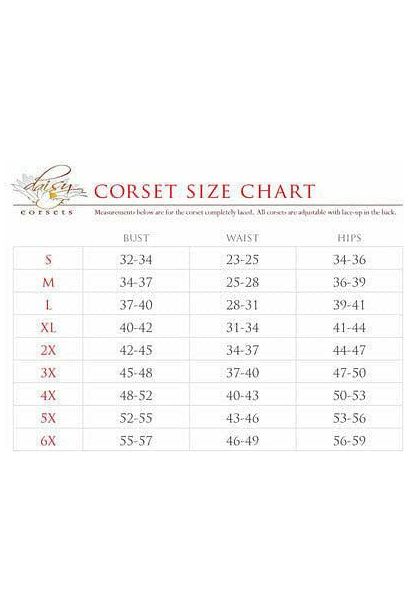 Lavish Black Clear Curvy Underbust Waist Cincher Corset - Daisy Corsets