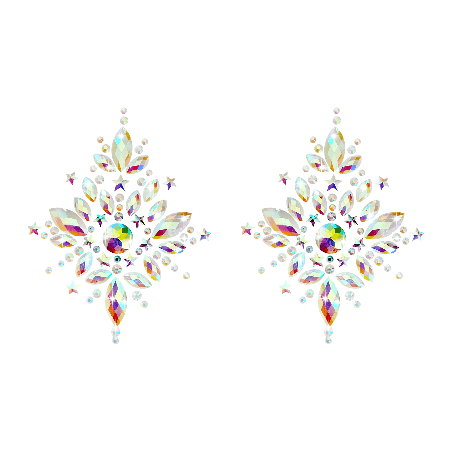 Twinkle Twinkle LED Light Up Crystal Nipple Cover Pasties