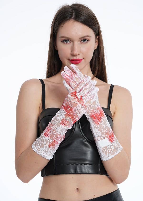 Bloody Lace Gloves