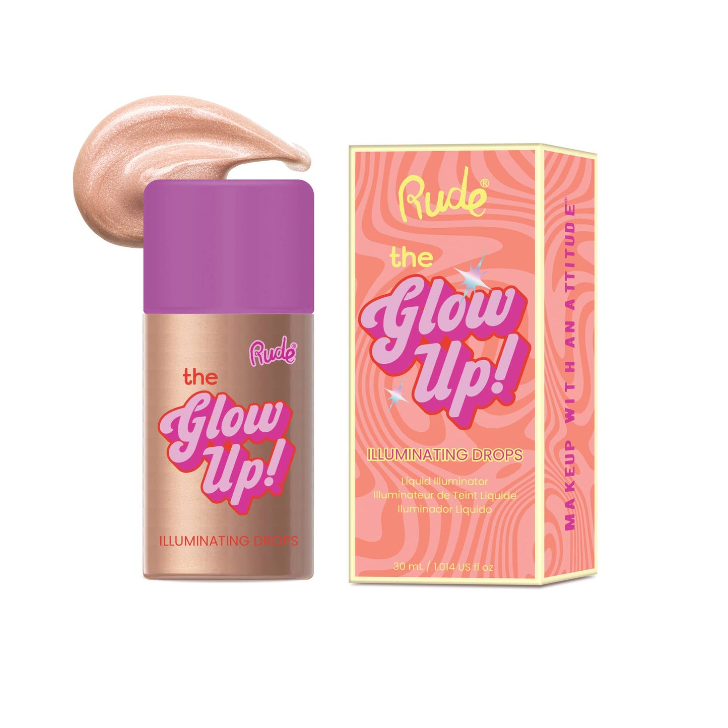 Rude Cosmetics - The Glow Up! Illuminating Drops