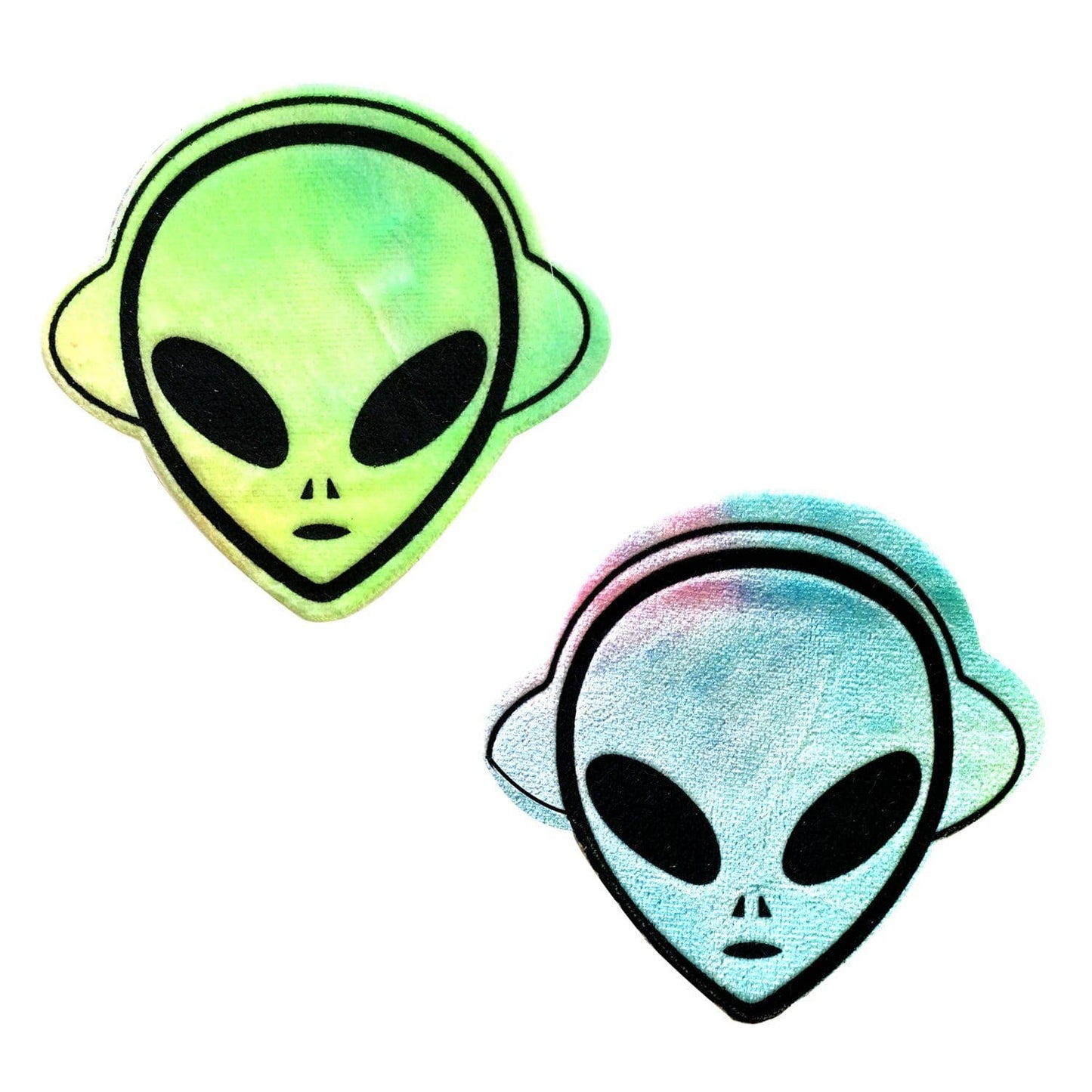 Kanye The Alien Super Rainbow Sherbet Velvet Blacklight Nipple Cover Pasties