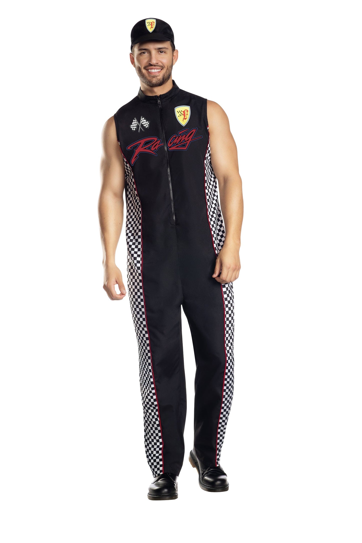 Dreamguy Formula Racer Jumpsuit Men’s Costume – Racing Driver Outfit Costume Dreamgirl
