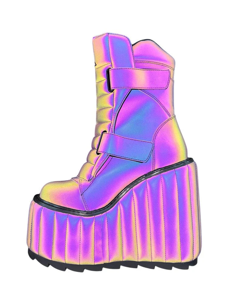 DUNE MOTO -REFLECTIVE FUTURISTIC BOOTS