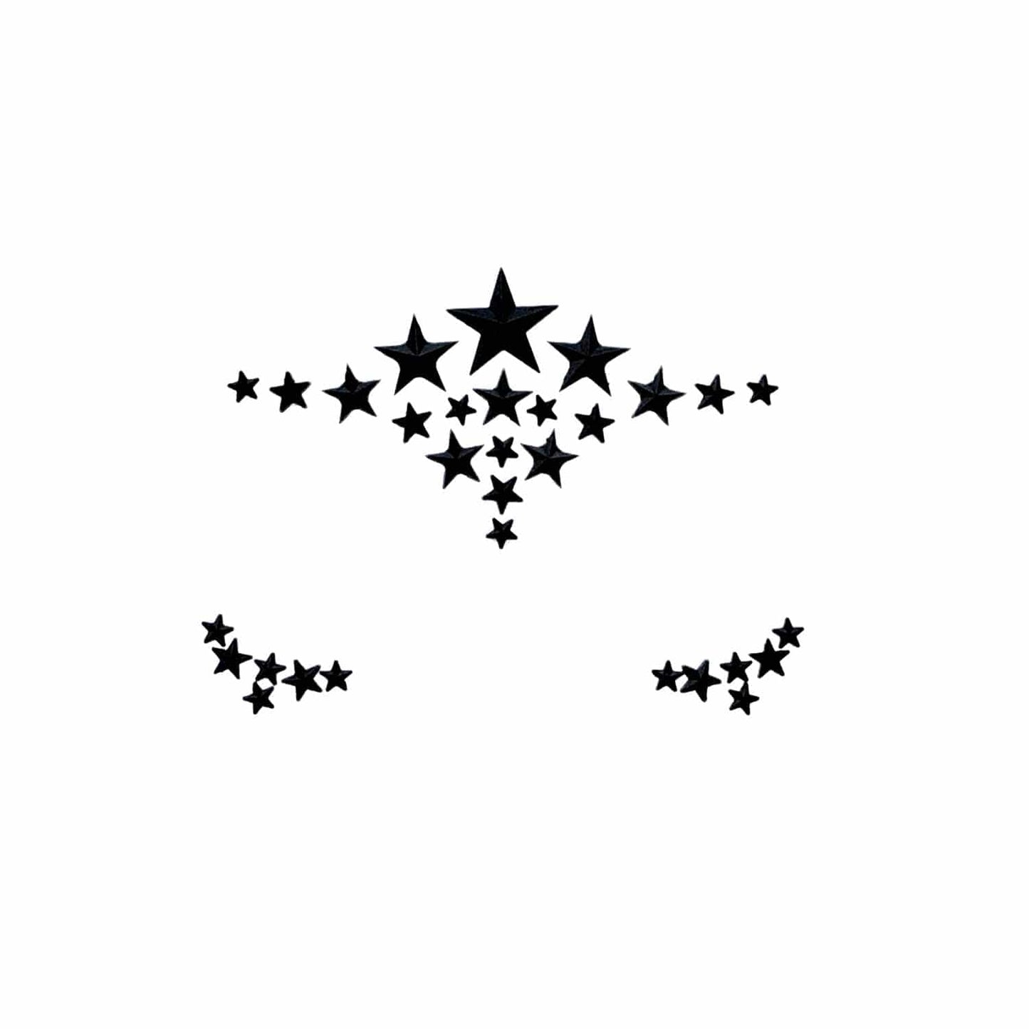Neva Nude - Night Walker Black Crystal Face Jewels