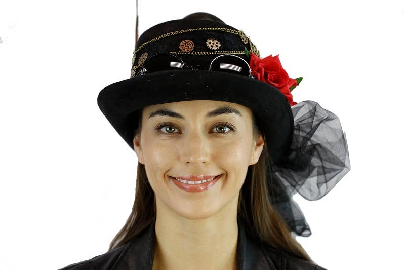 KBW Global Corp. - Victorian Steampunk Goggles Hat