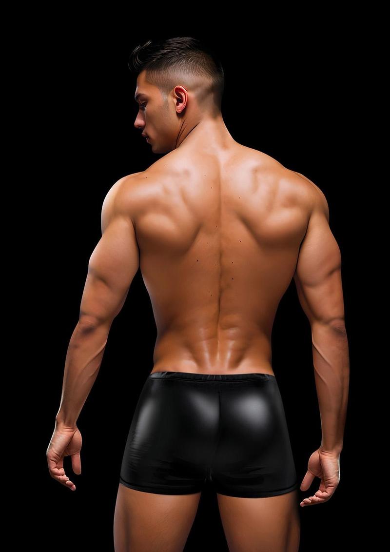 Envy Snap Down Boxer Brief-Black-M/L - Black