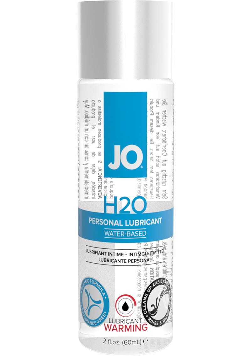 Lube Jo H2o Water Based Lubricant Warming