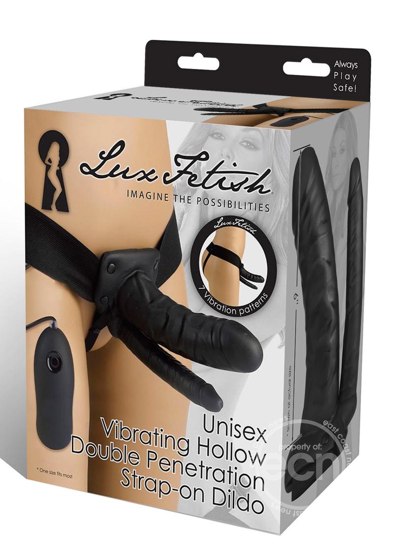 Double Penetration Harness Strap on Set Vibrating