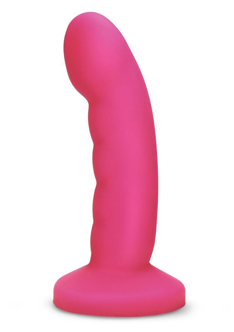 6 Curved Ripple Remote Control Dildo