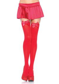 Bow Thigh High Stockings - PlaythingsMiami