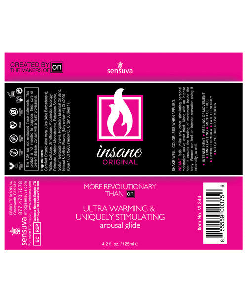 Erosense Insane Personal Moisturizing Arousal Lubricant - PlaythingsMiami