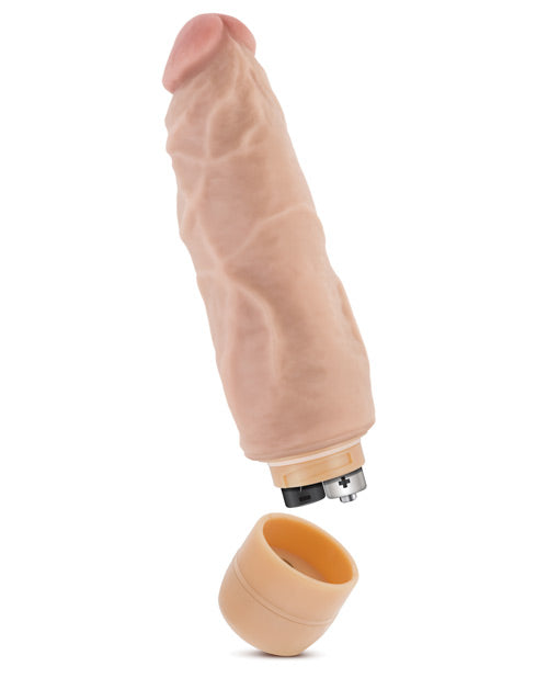 Blush Dr. Skin Vibe 7" Dong #9 - Beige - PlaythingsMiami