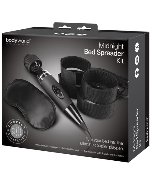 Bodywand Midnight Massage Bedroom Play Kit - 3 pc Black - PlaythingsMiami