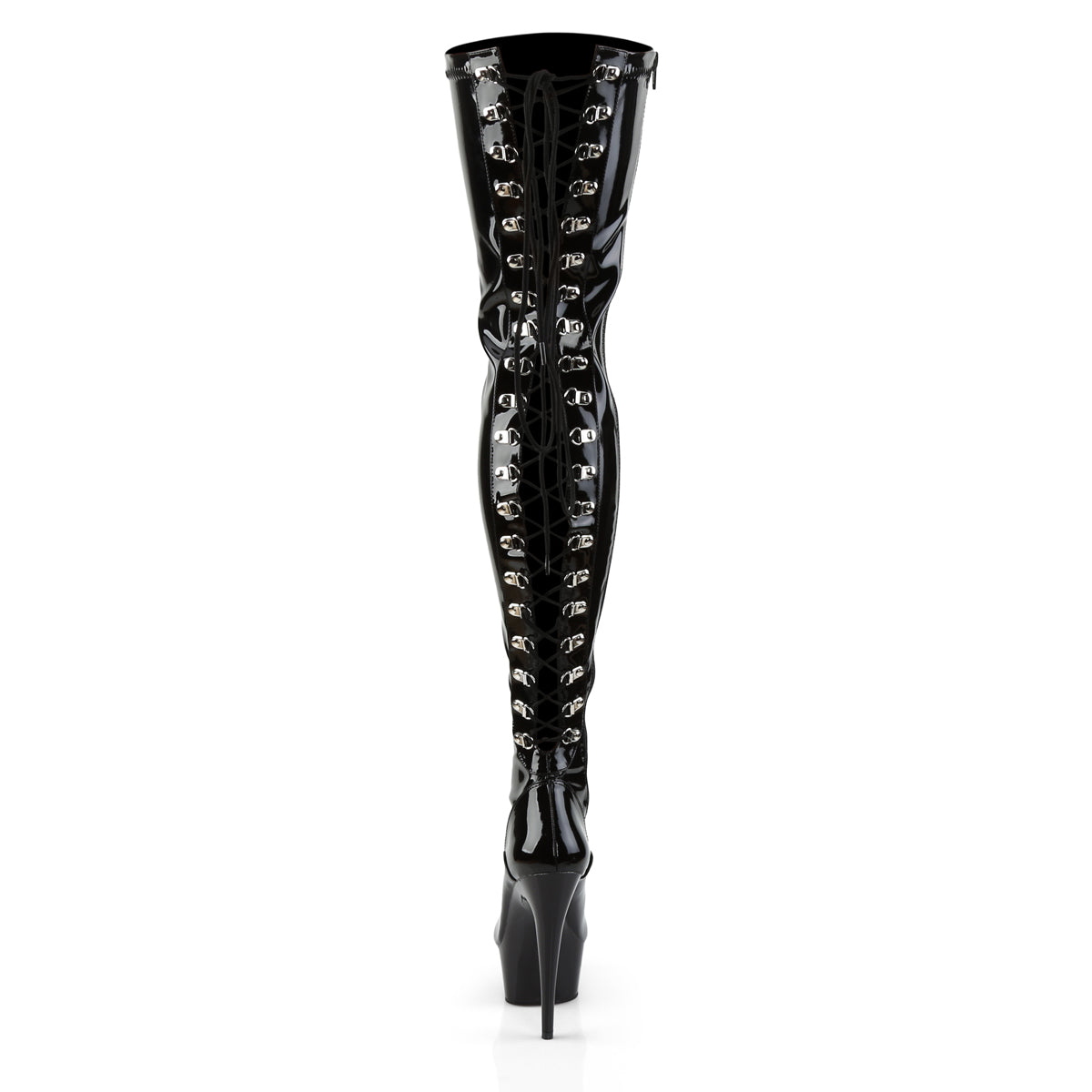 6" Lace Up Thigh High Boots