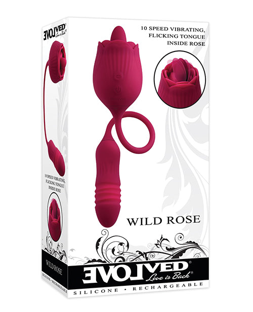 Wild Rose Tongue Clit Licker Thrusting Toy
