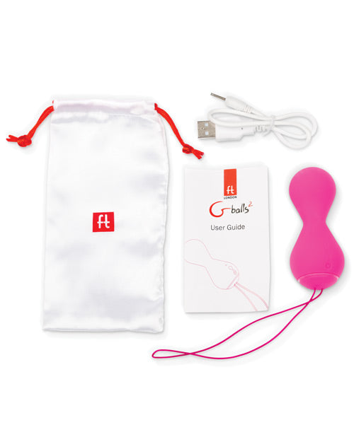 Gballs2 - Petal Rose │Kegel Balls - PlaythingsMiami