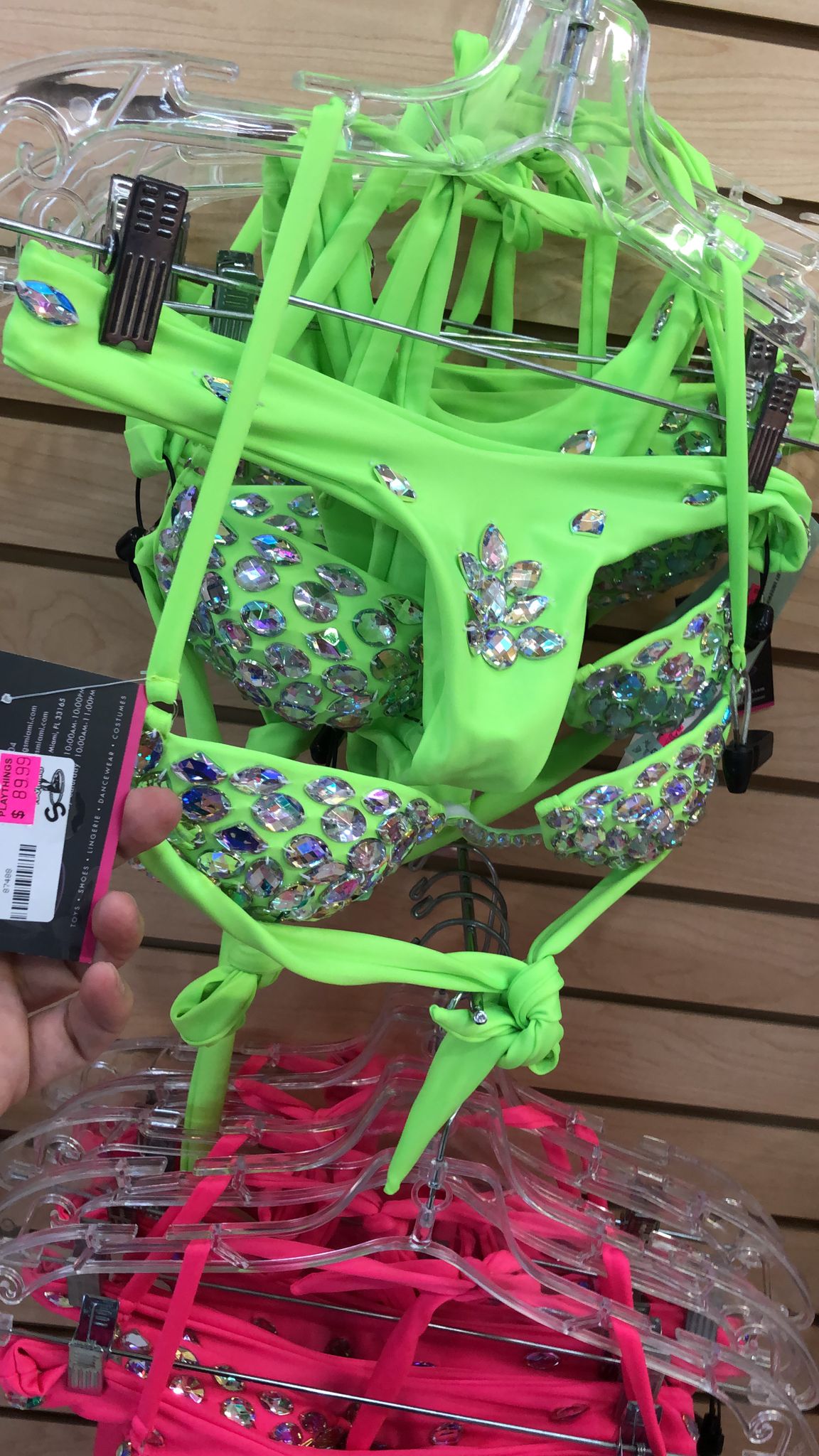 Rhinestone Bikini Set