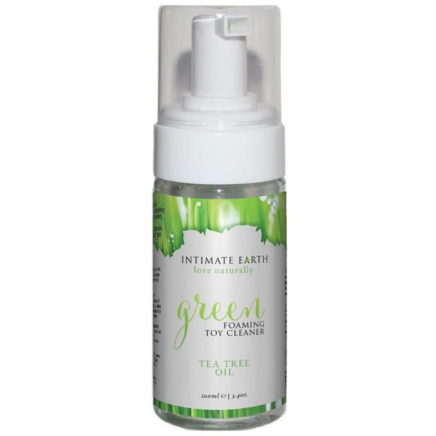 Intimate Earth Green Tea Tree Oil Foaming Toy Cleaner 100ml - PlaythingsMiami