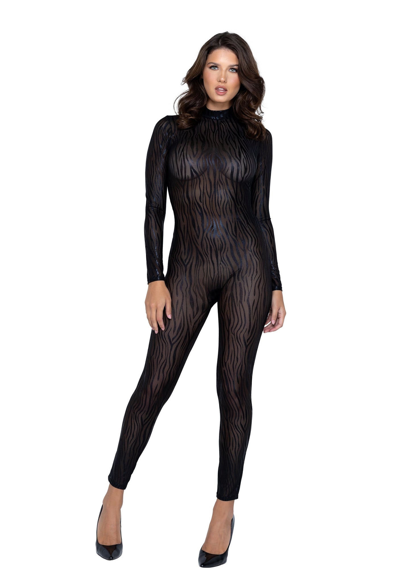 LI564 - Wild Stripe Catsuit