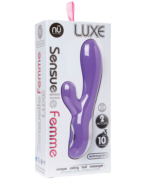 Sensuelle Femme Luxe 10 Fun Rabbit Massager - Purple - PlaythingsMiami