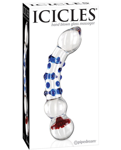 Icicles No 18 Glass Dong 7.5 Inch Clear