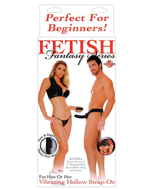 Hollow Vibrating Strap On For Him or Her - PlaythingsMiami