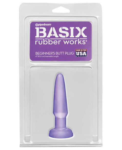 Basix Rubber Works Beginner's Butt Plug