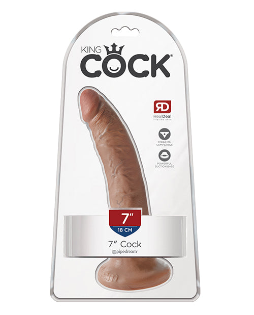 King Cock 7" Cock - Tan